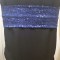 Navy Sequin Chair Band