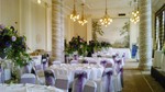 Wedding with Plum Touches and Pillar Lights 