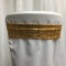 Gold Sequin Chair Band