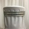 Silver Sequin Chair Bands