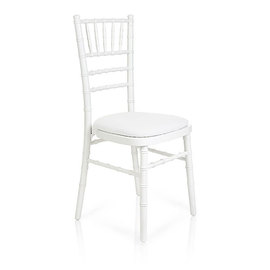 White Chair with White Pad