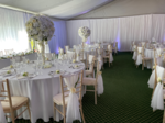 Full Room Draping - High Impact Centrepieces