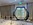 Hexagon Arch with Fabric Drape