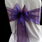 Dark Purple Two Tone Organza