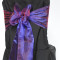 Dark Purple Two Tone Organza