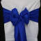Royal Blue Taffeta Sash T139