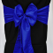 Royal Blue Taffeta Sash T139