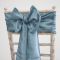 Dusty Blue Taffeta Sash