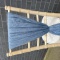 Dusty Blue Cheesecloth Drape