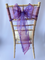 Dark Purple Two Tone Organza Sash