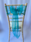 Turquoise Crystal Organza Sash