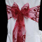 Red Velvet Flock Organza FR