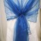 Navy Organza Drape
