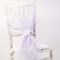Palest Lavender Organza Chair Drape 
