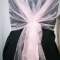 Pale Pink Organza Drape