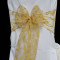 Gold Velvet Flock Organza FG