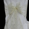 Cream Silver Sequin Organza SEQ