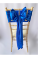 Duchess Blue Satin Sash on Chiavari chair