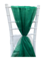 Hunter Crystal Organza Drape on Chiavari chair
