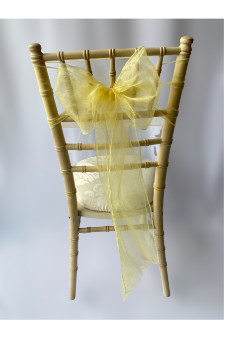 Lemon Organza Sash Lemon Organza Sash