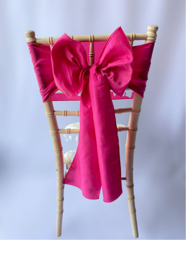 Raspberry Taffeta Sash