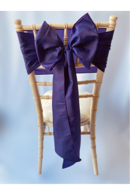 Deep Purple Taffeta Sash Deep Purple Taffeta Sash