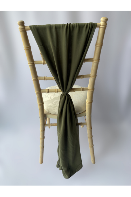 Olive Chiffon Drape Olive Chiffon Drape
