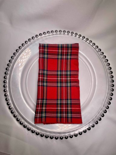 Red Stewart Tartan Napkin