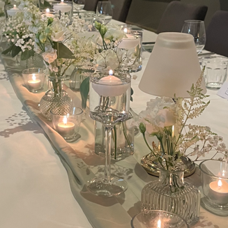 Sage Chiffon Table Runner