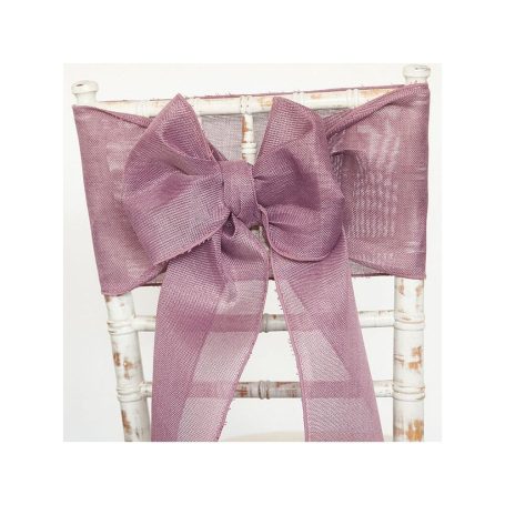 Mauve Hessian Linen Sash Mauve Hessian Linen Sash