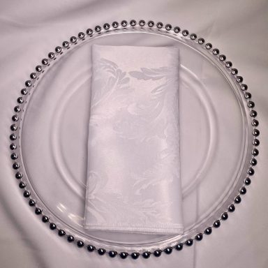 White Damask Napkin