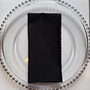 Black Napkin