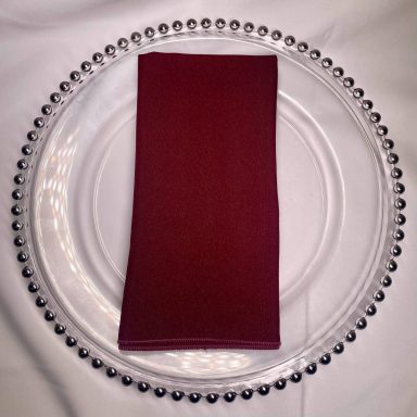 Burgundy Polycotton Napkin