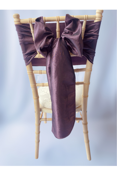 Plum Taffeta Sash Plum Taffeta Sash