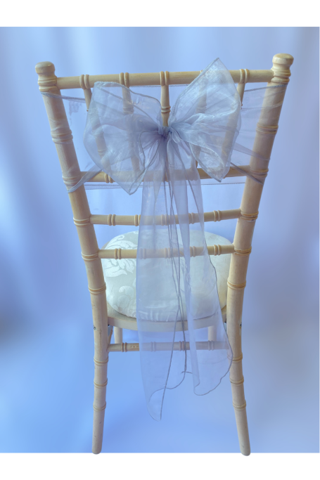 Dove Grey Organza Sash Dove Grey Organza Sash