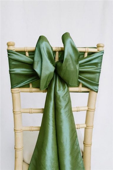 Sage Green Taffeta Sash