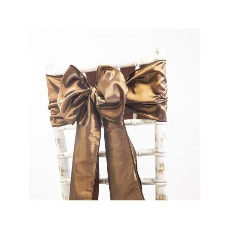 Copper Gold Two-Tone Taffeta Sash Copper Gold Two-Tone Taffeta Sash