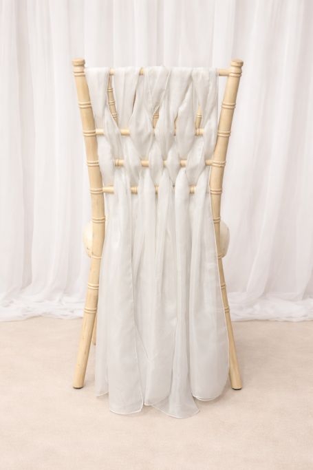 White 5-Weave Drape White 5-Weave Drape