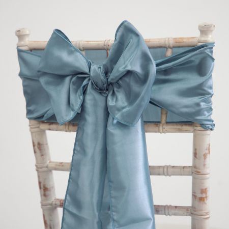Dusty Blue Taffeta Sash Dusty Blue Taffeta Sash