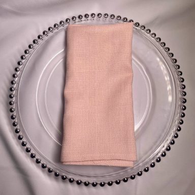 Pink Stonewash Rustic Linen Napkin