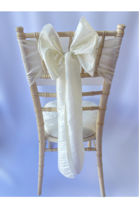 Ivory Taffeta Sash Ivory Taffeta Sash