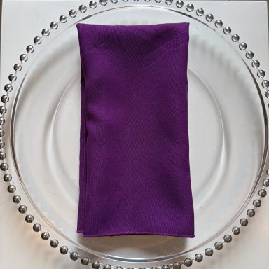 Plum Polycotton Napkin