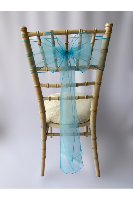 Turquoise Sea Organza Sash Turquoise Sea Organza Sash