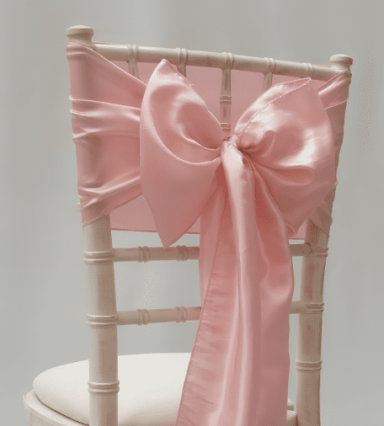 Pale Pink Taffeta Sash